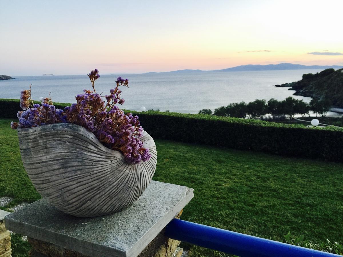 Meltemi Tinos Aparthotel Agios Romanos Eksteriør bilde