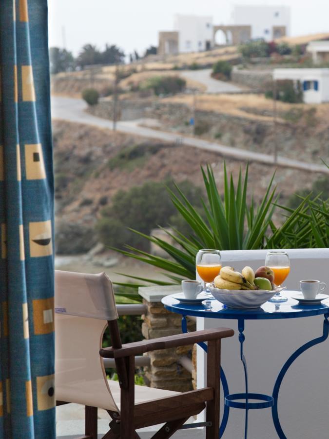 Meltemi Tinos Aparthotel Agios Romanos Eksteriør bilde