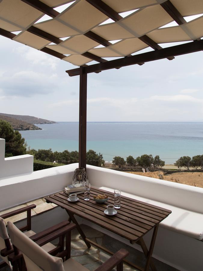 Meltemi Tinos Aparthotel Agios Romanos Eksteriør bilde