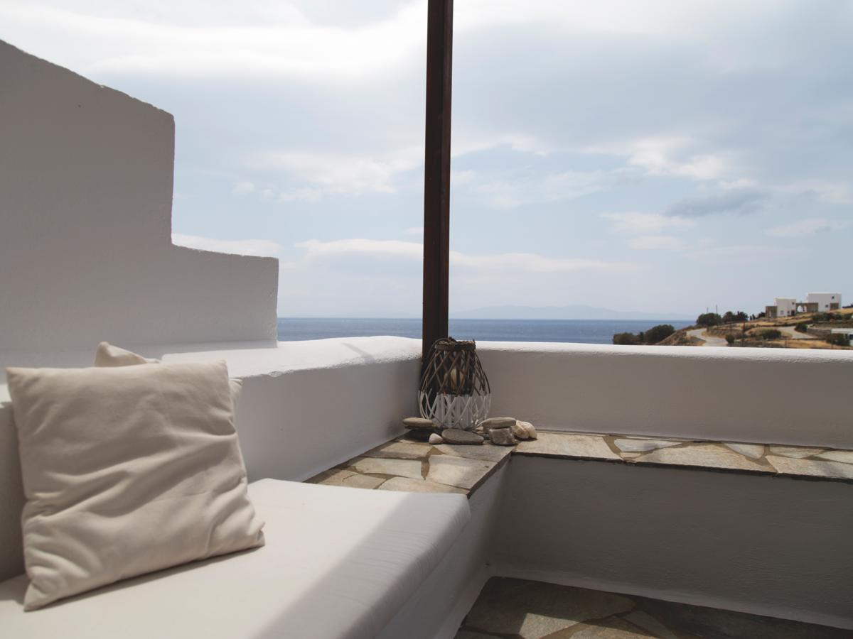 Meltemi Tinos Aparthotel Agios Romanos Eksteriør bilde