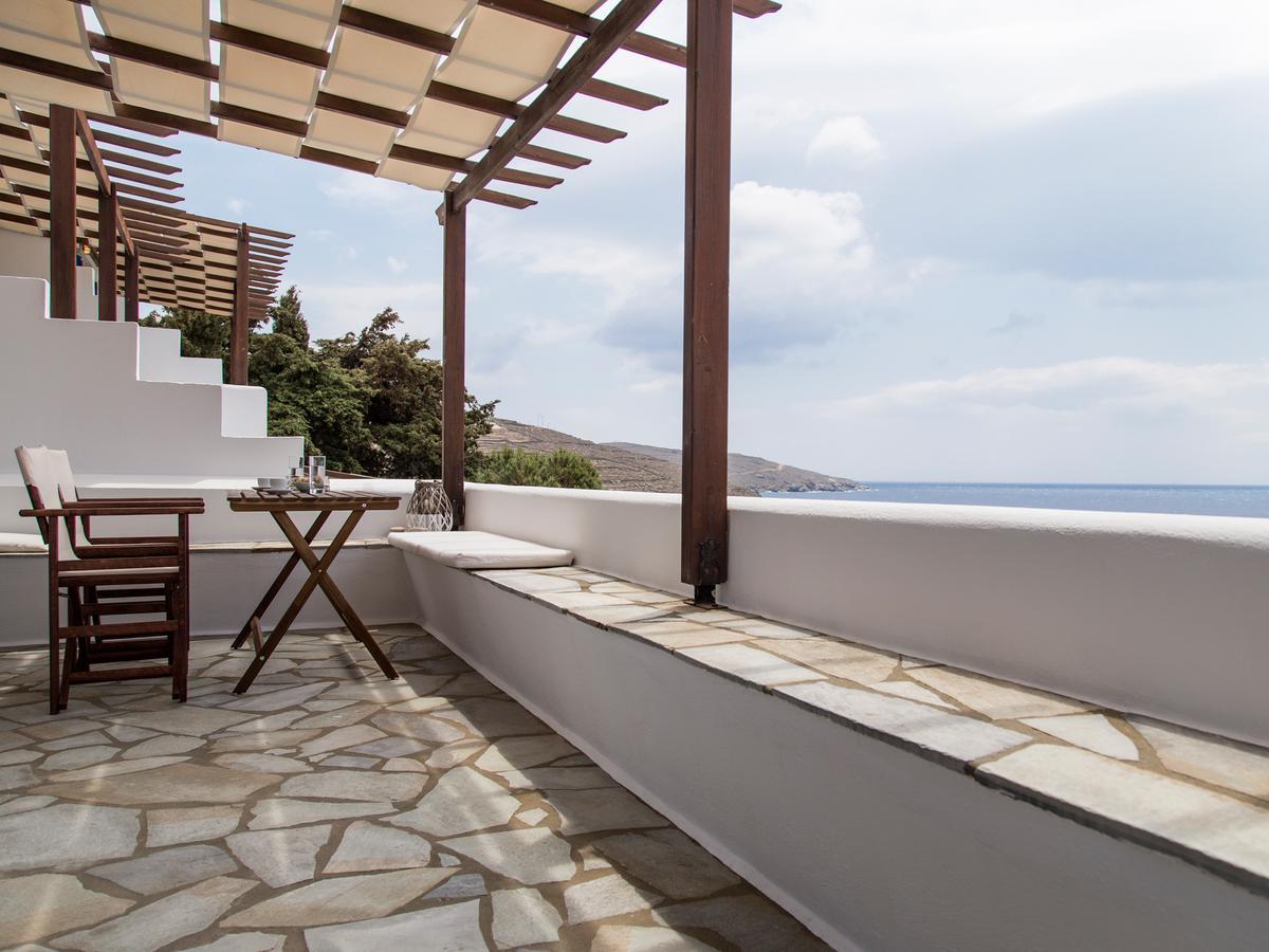 Meltemi Tinos Aparthotel Agios Romanos Eksteriør bilde
